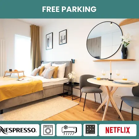 Apartino - Free Parking, Ac, View Balcony, Nespresso, Netflix